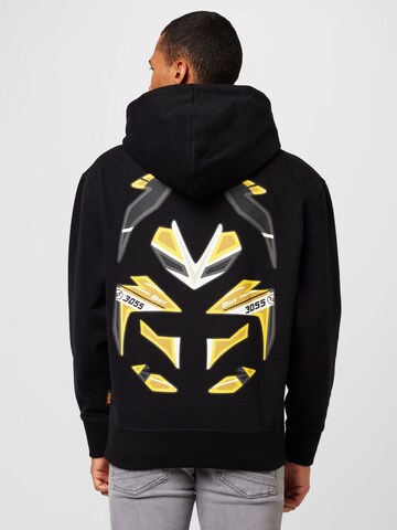BOSS Sweatshirt 'Weteamhood' i svart