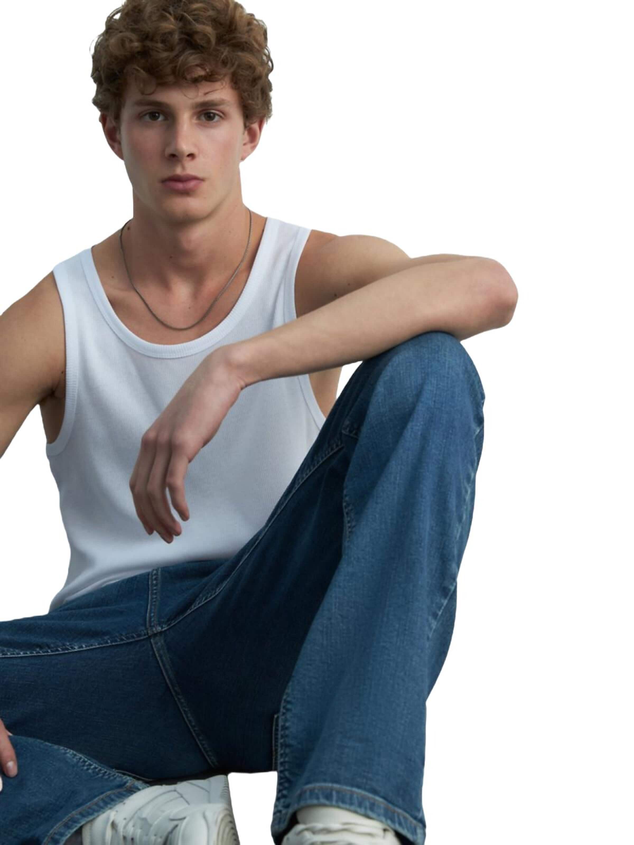 LTB Jeans - regular Vaquero 'LTB Jeans Herren Paul P Straight Leg Mid Waist Jeanshose' en azul