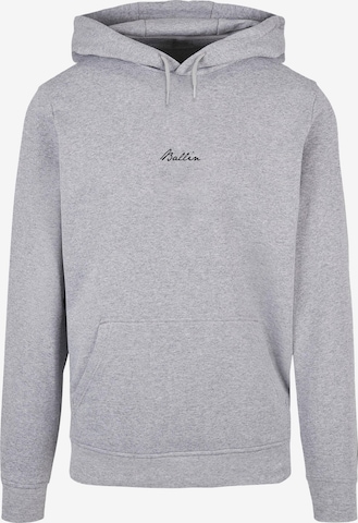 Sweat-shirt 'Ballin 2.0' Mister Tee en gris : devant