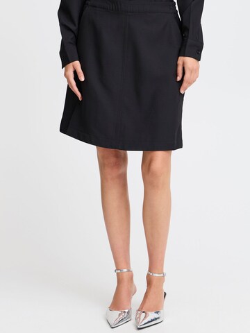 b.young - Falda 'Idde' en negro: frente