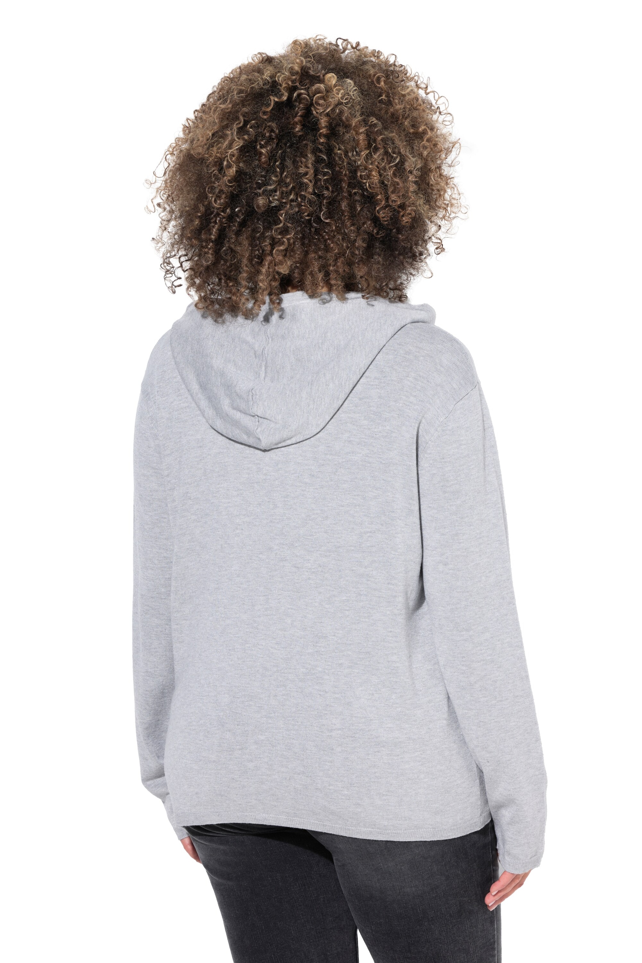 Ulla Popken Strickjacke in Grau