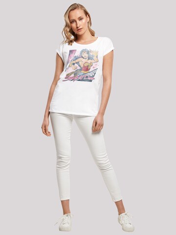 T-shirt 'DC Comics Wonder Woman Strength & Power' F4NT4STIC en blanc