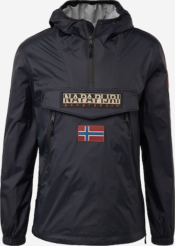 Veste mi-saison 'RAINFOREST' NAPAPIJRI en noir : devant