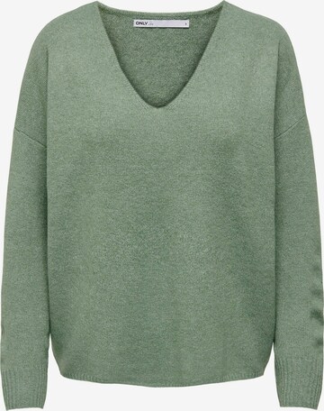 ONLY Sweater 'Rica' in Green: front