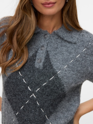 VERO MODA Sweter 'VMBLISS' w kolorze szary