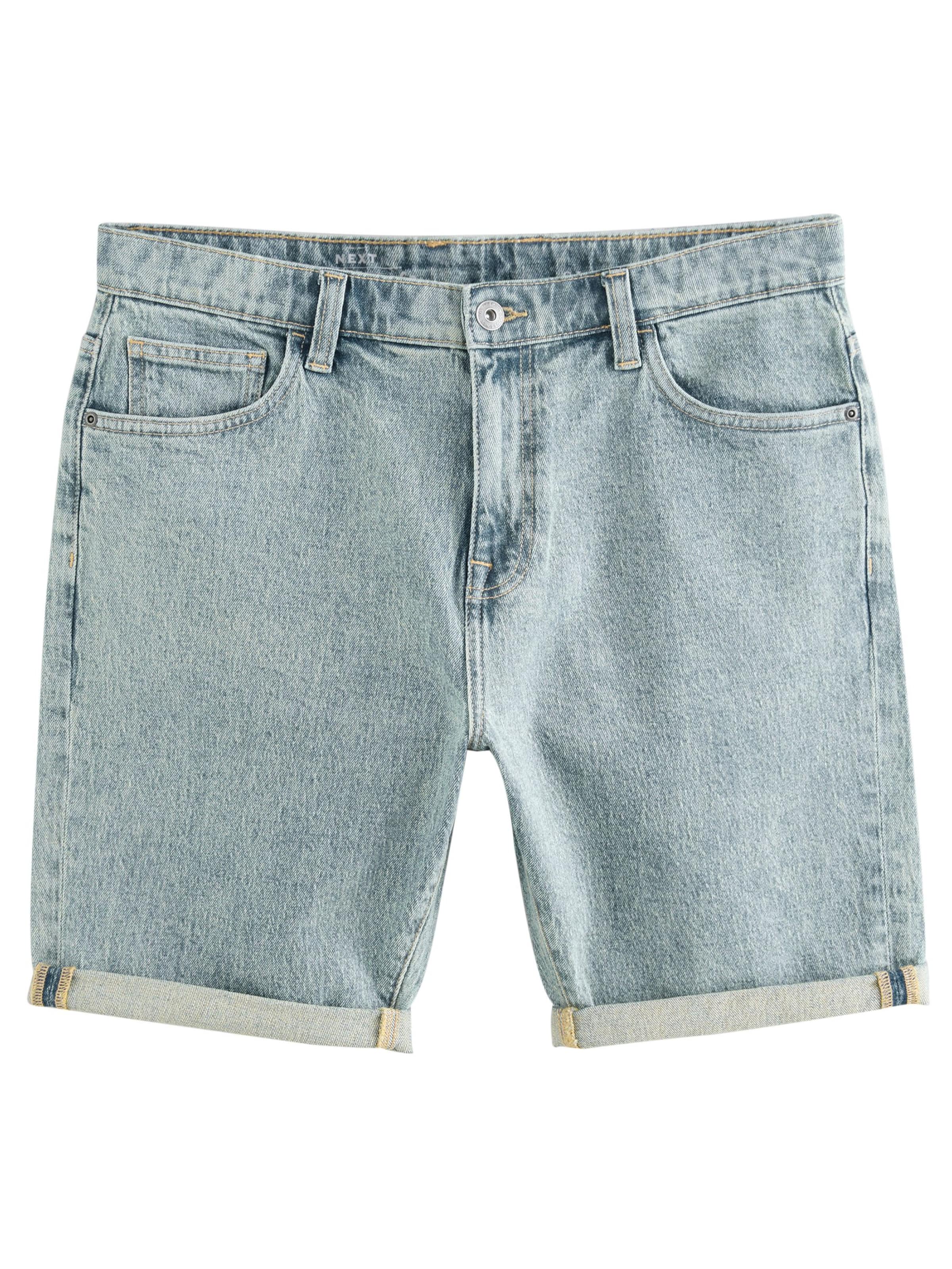 Next Slimfit Jeans i blå: framsida