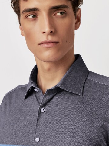 DESOTO Slim fit Button Up Shirt in Blue