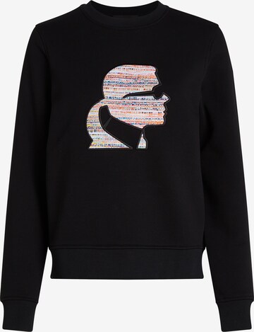 Karl Lagerfeld Sweatshirt in Black: front