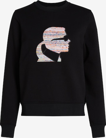 Karl Lagerfeld Sweatshirt in Zwart: voorkant