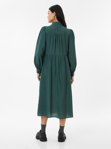 Fransa Shirt Dress in Green