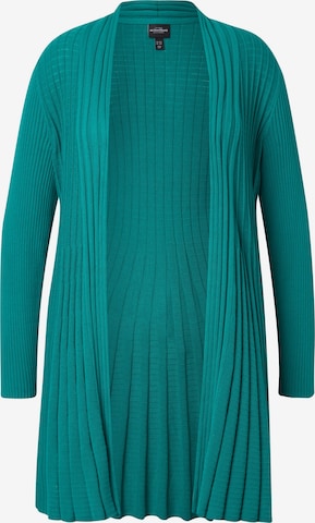 Ulla Popken Strickjacke in Blau: Vorderseite