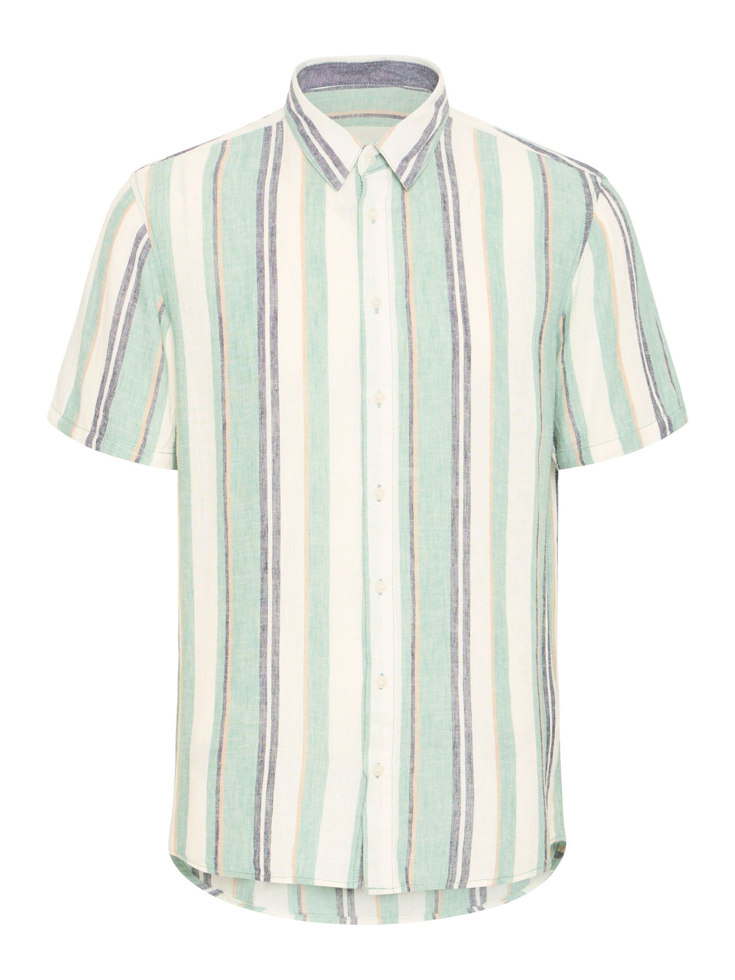 BLEND Overhemd 'Bobby' in Groen: voorkant