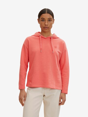 TOM TAILOR Sweatshirt in Red: front