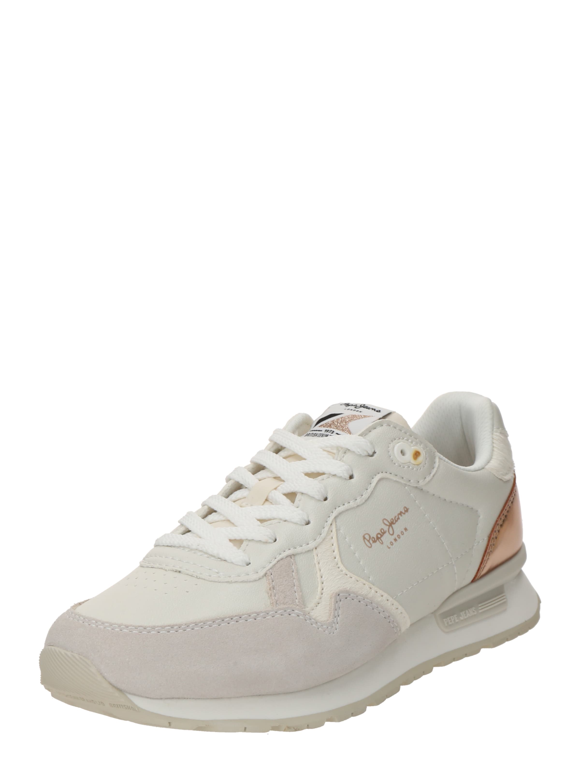 Baskets basses 'Brit Sun' Pepe Jeans en blanc : devant