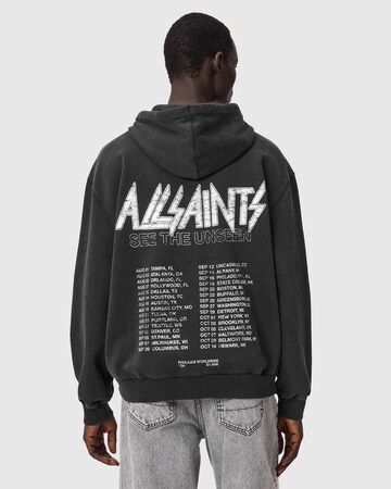 Felpa 'CHROMIUM' di AllSaints in nero: frontale