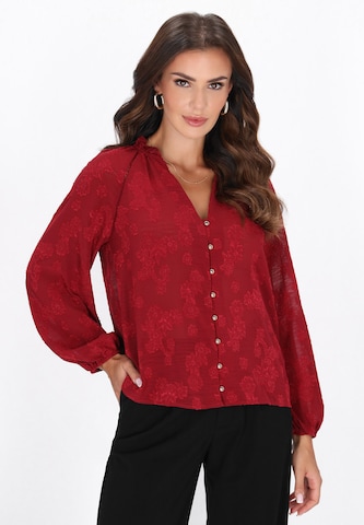faina - Blusa en rojo: frente