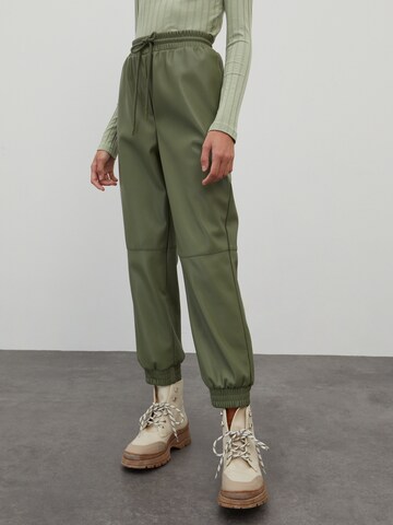 EDITED Tapered Pants 'Madison' in Green: front