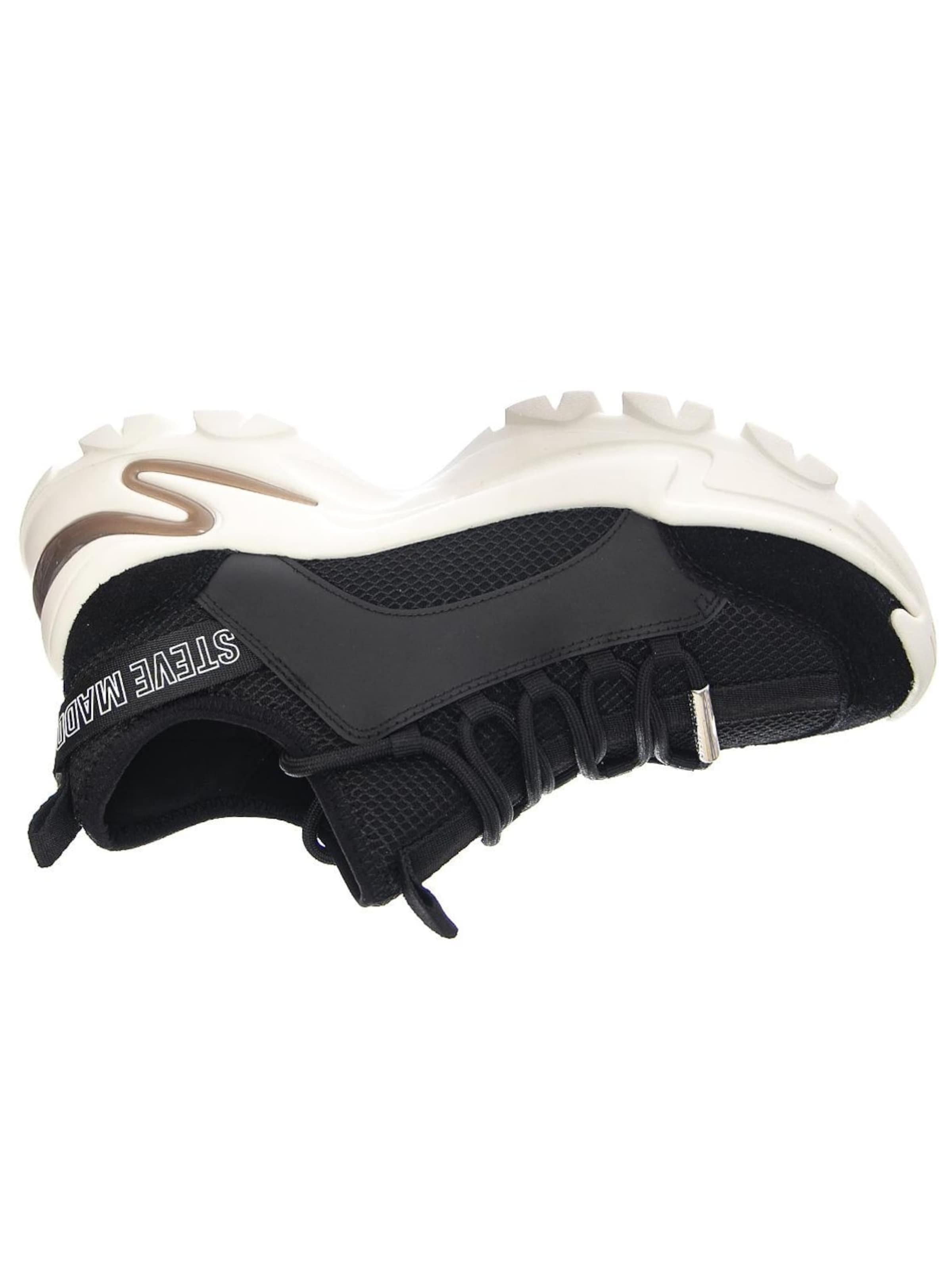 STEVE MADDEN Sportslig snøresko 'Womens Medusa Black Shoes' i sort
