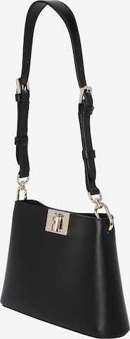 FURLA Shoulder Bag 'FLEUR' in Black: front