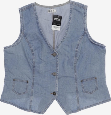 Ulla Popken Vest in 4XL in Blue: front