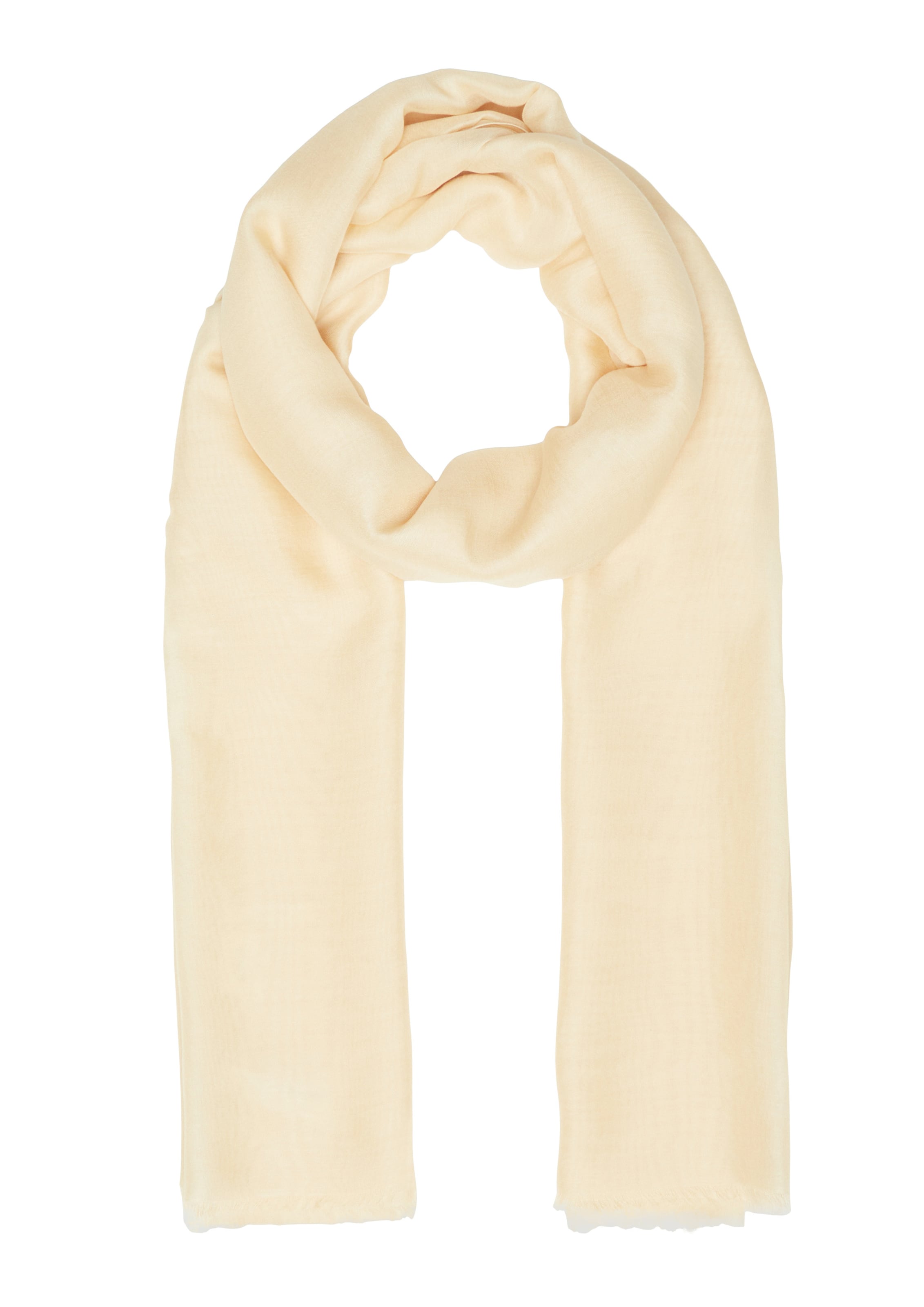 s.Oliver Schal in Beige: Vorderseite