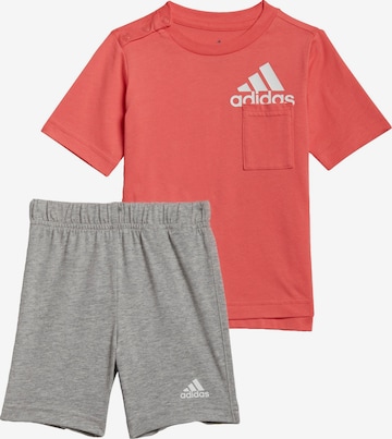 Survêtement ADIDAS SPORTSWEAR en rouge : devant