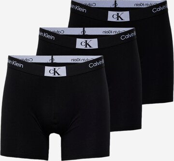 Calvin Klein Underwear Обычный Шорты Боксеры в Черный: спереди