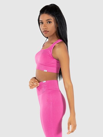 Smilodox Bustier Sport-BH 'Aware' in Pink