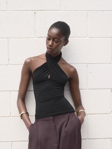 MANGO Top 'CHRIS' - fekete