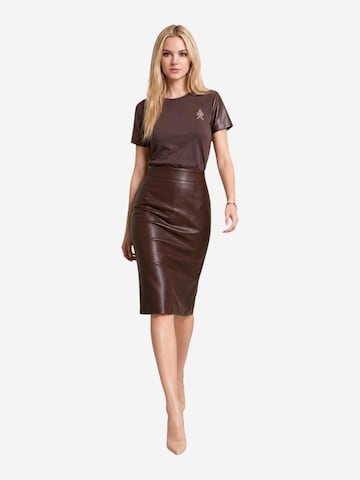 Maglietta 'XW002812 AF10356' di ARMANI EXCHANGE in marrone