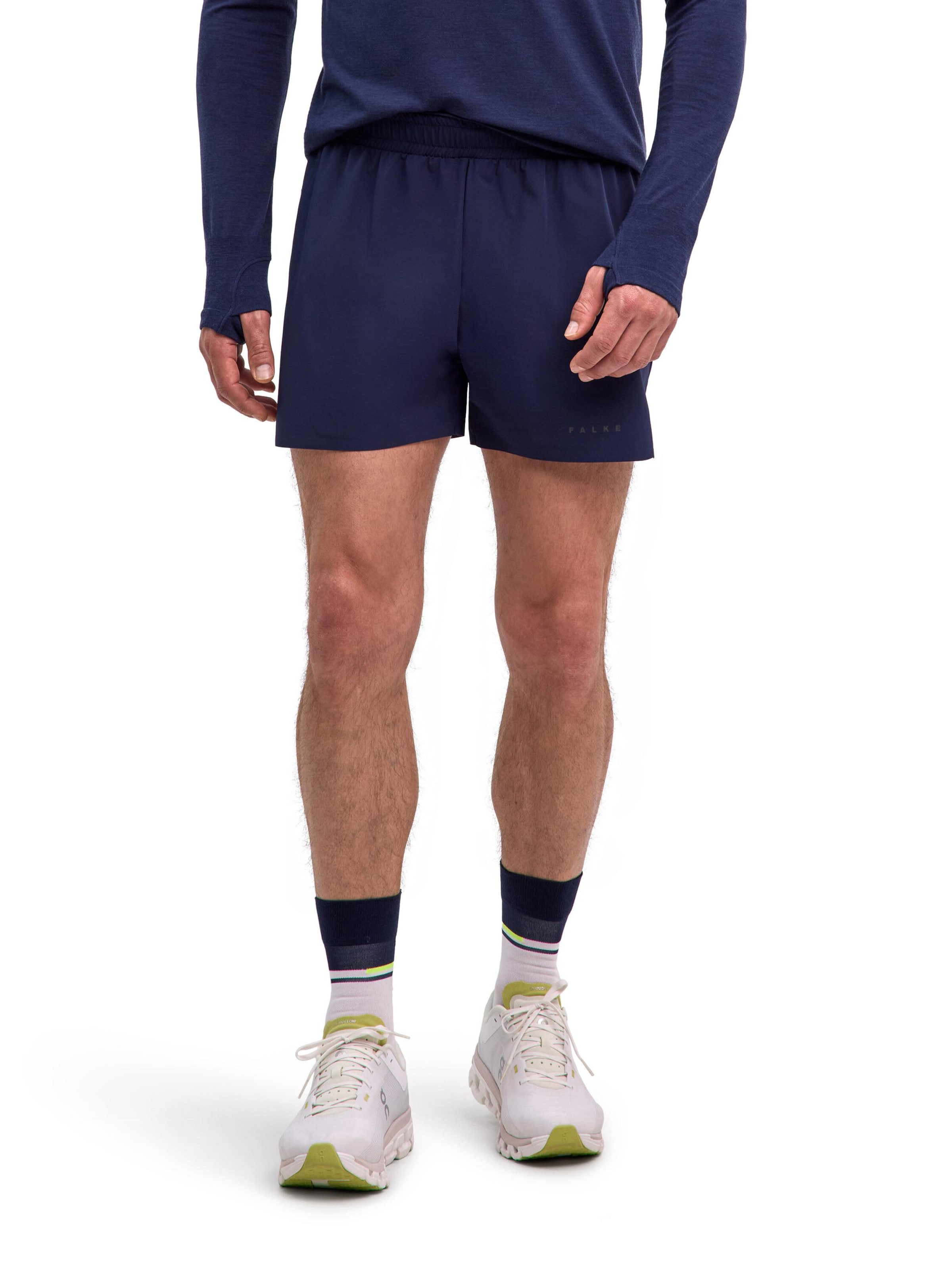 FALKE Regular Workout Pants in Blue