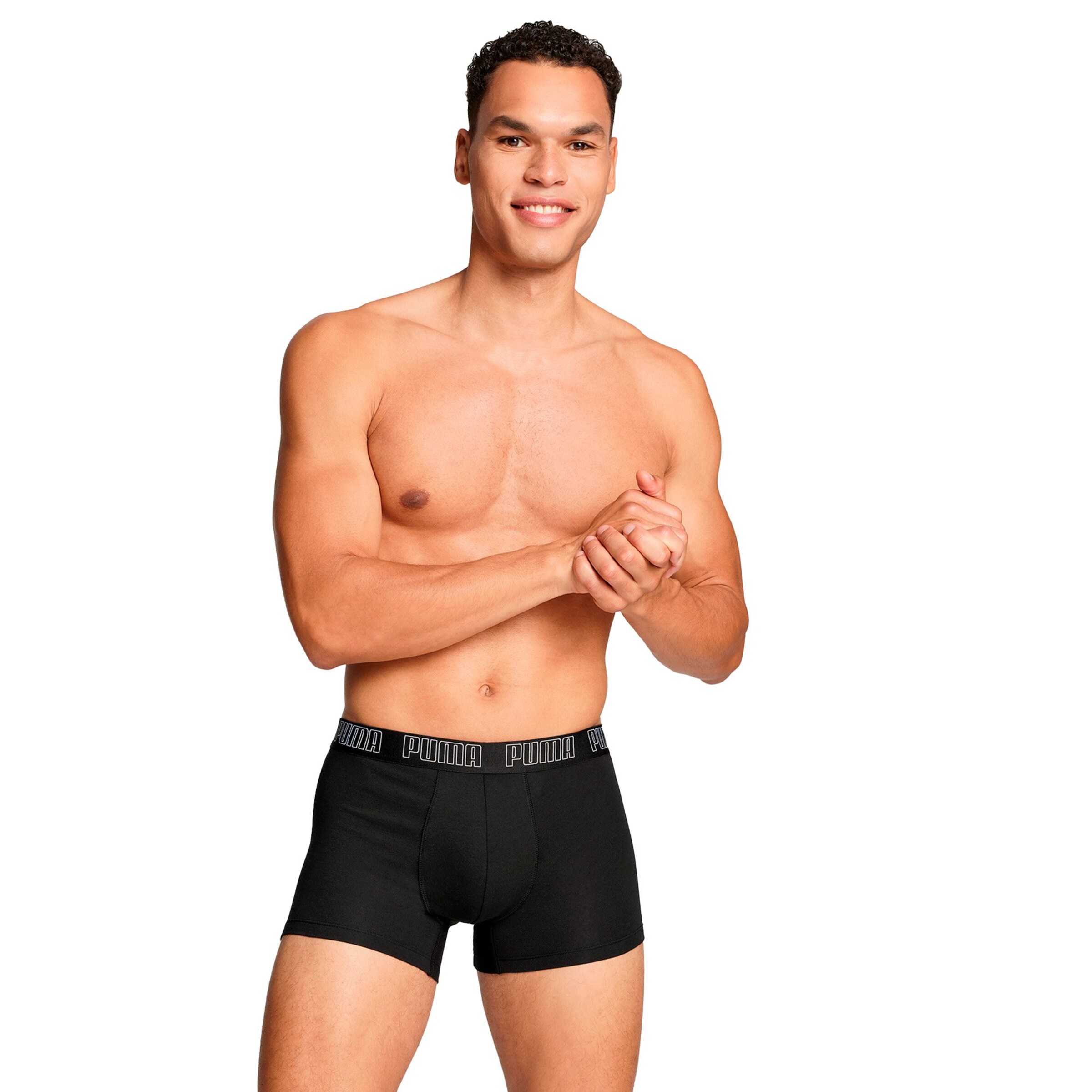 PUMA Boxer shorts in Black: front