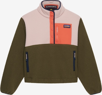 Pull-over Superdry en vert : devant