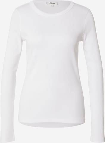 s.Oliver Shirt in Weiß: Vorderseite