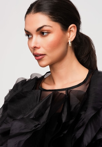 Ombre Blouse in Black