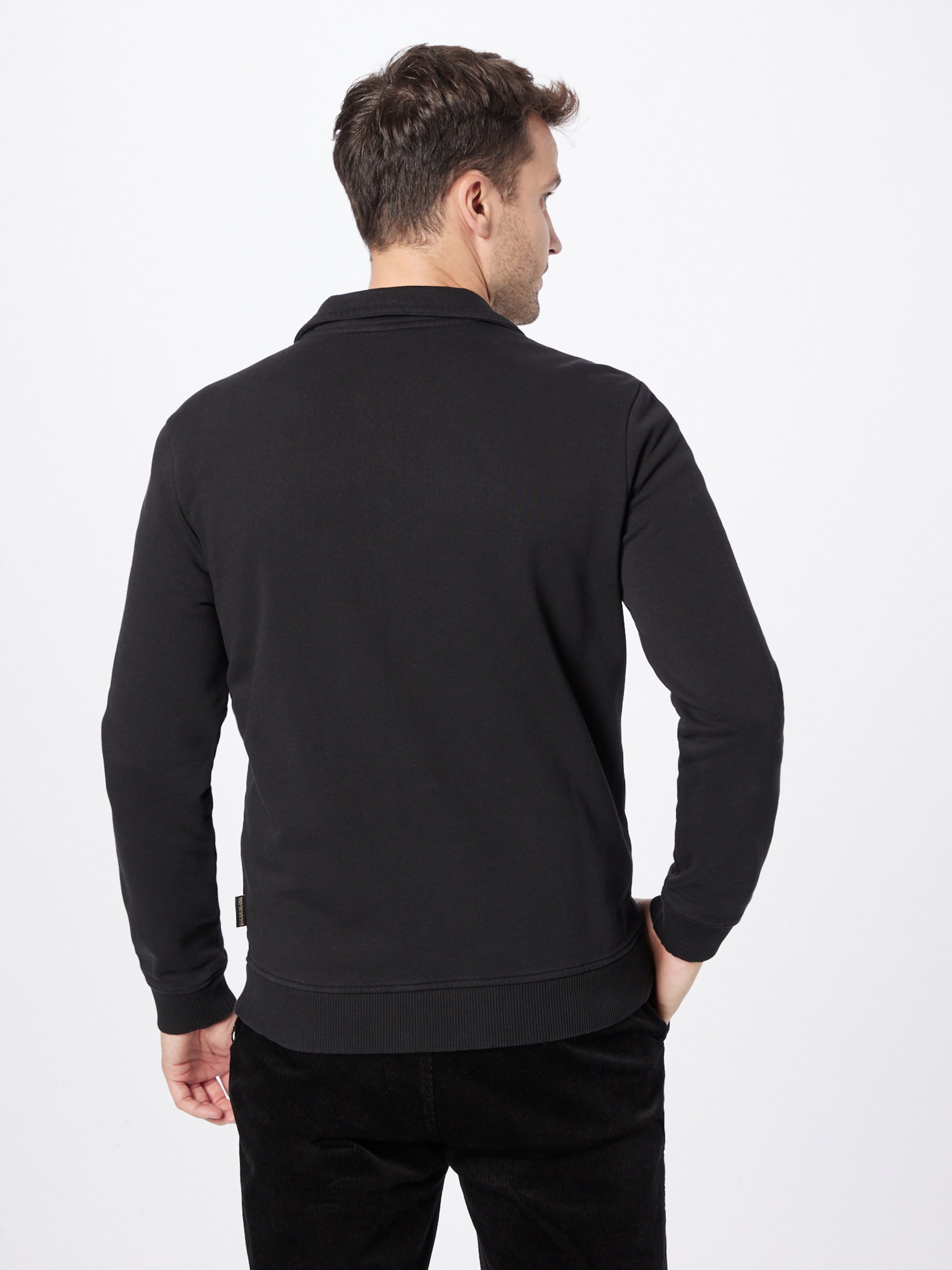 NAPAPIJRI Zip-Up Hoodie 'Balis' in Black | ABOUT YOU