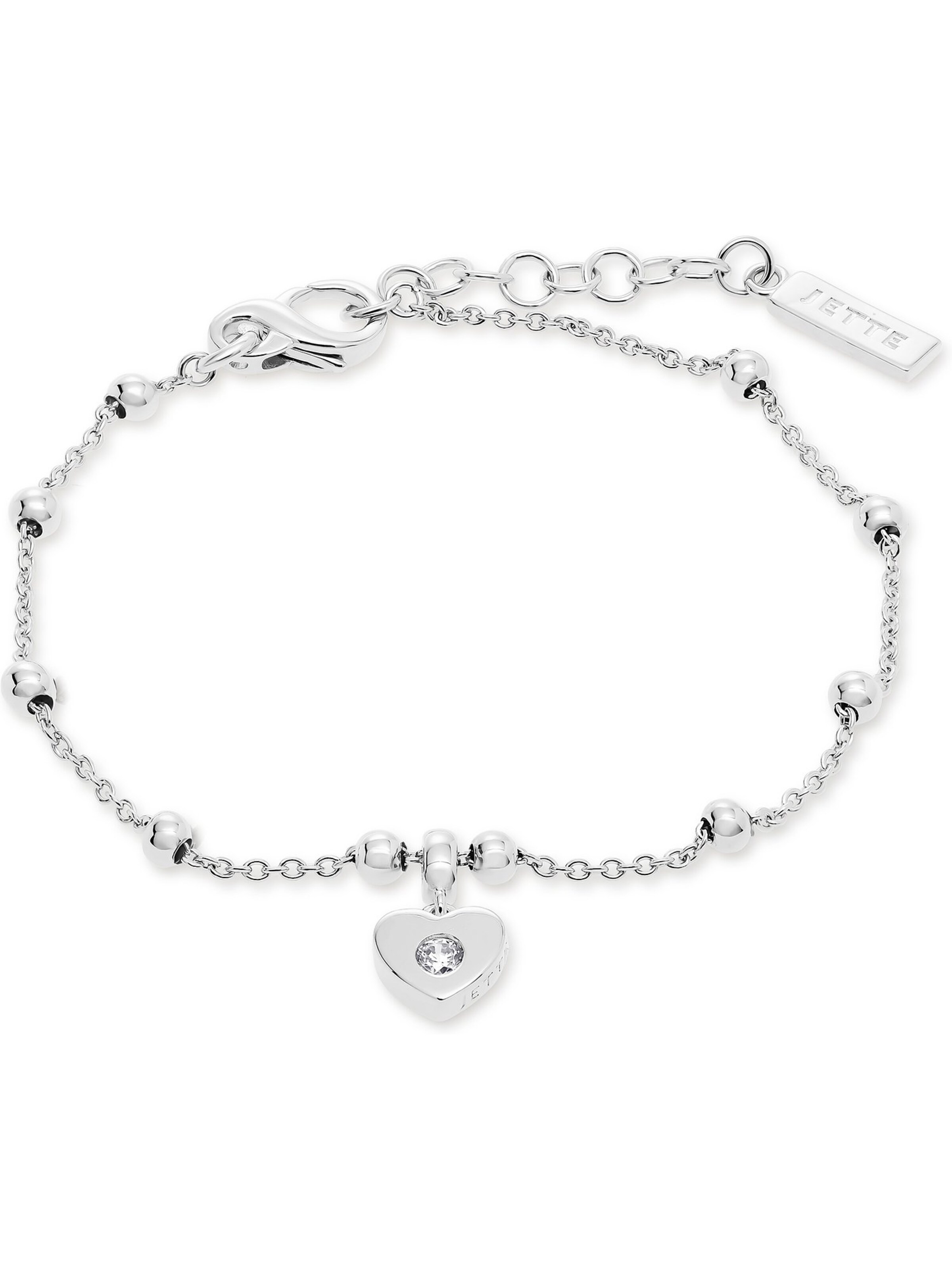 JETTE Armband in Silber: Vorderseite