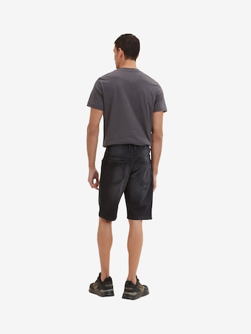 TOM TAILOR Slimfit Shorts 'Josh' in Schwarz