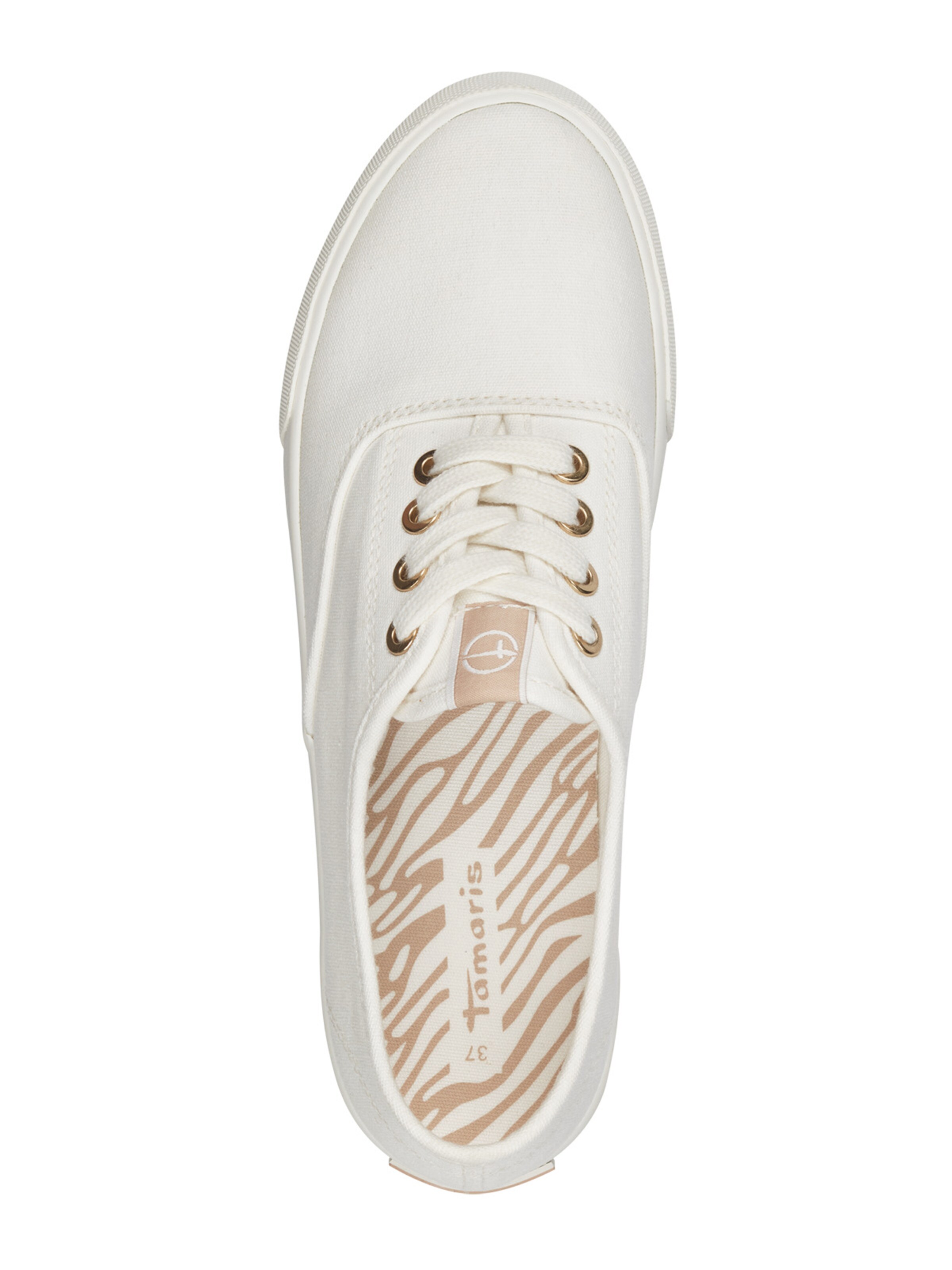 Sneaker low de la Tamaris pe alb