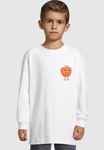 Merchcode Shirt 'Apple' in Weiß: Vorderseite