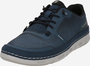 Baskets basses SALAMANDER en bleu : devant