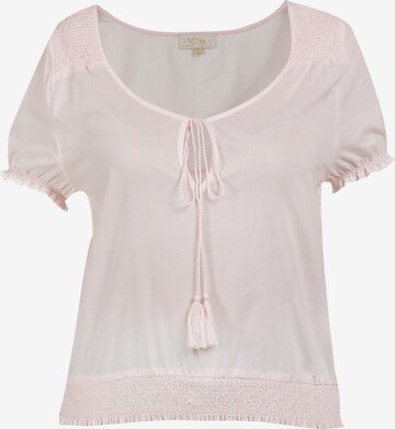 usha FESTIVAL Shirt in Roze: voorkant