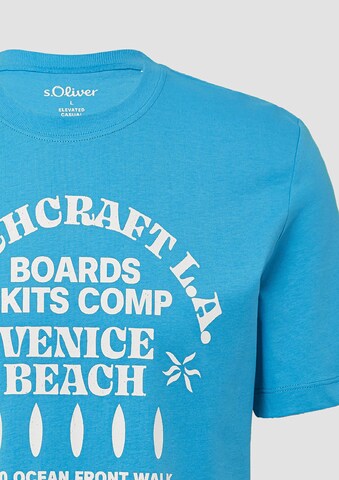 s.Oliver T-Shirt in Blau