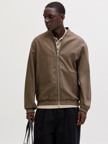 JACK & JONES Between-Season Jacket 'JPRBLALEISTER' in Brown: front