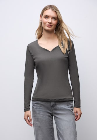 STREET ONE Shirt in Grau: Vorderseite
