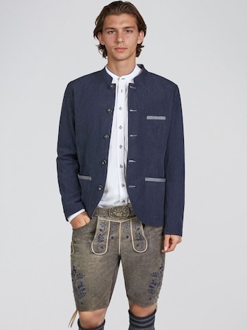 Veste bavaroise 'Hendrik' SPIETH & WENSKY en bleu : devant