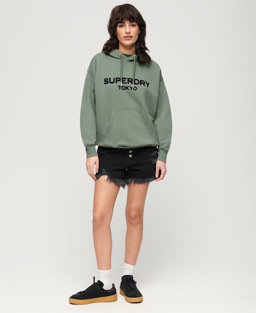 Sweat-shirt Superdry en vert