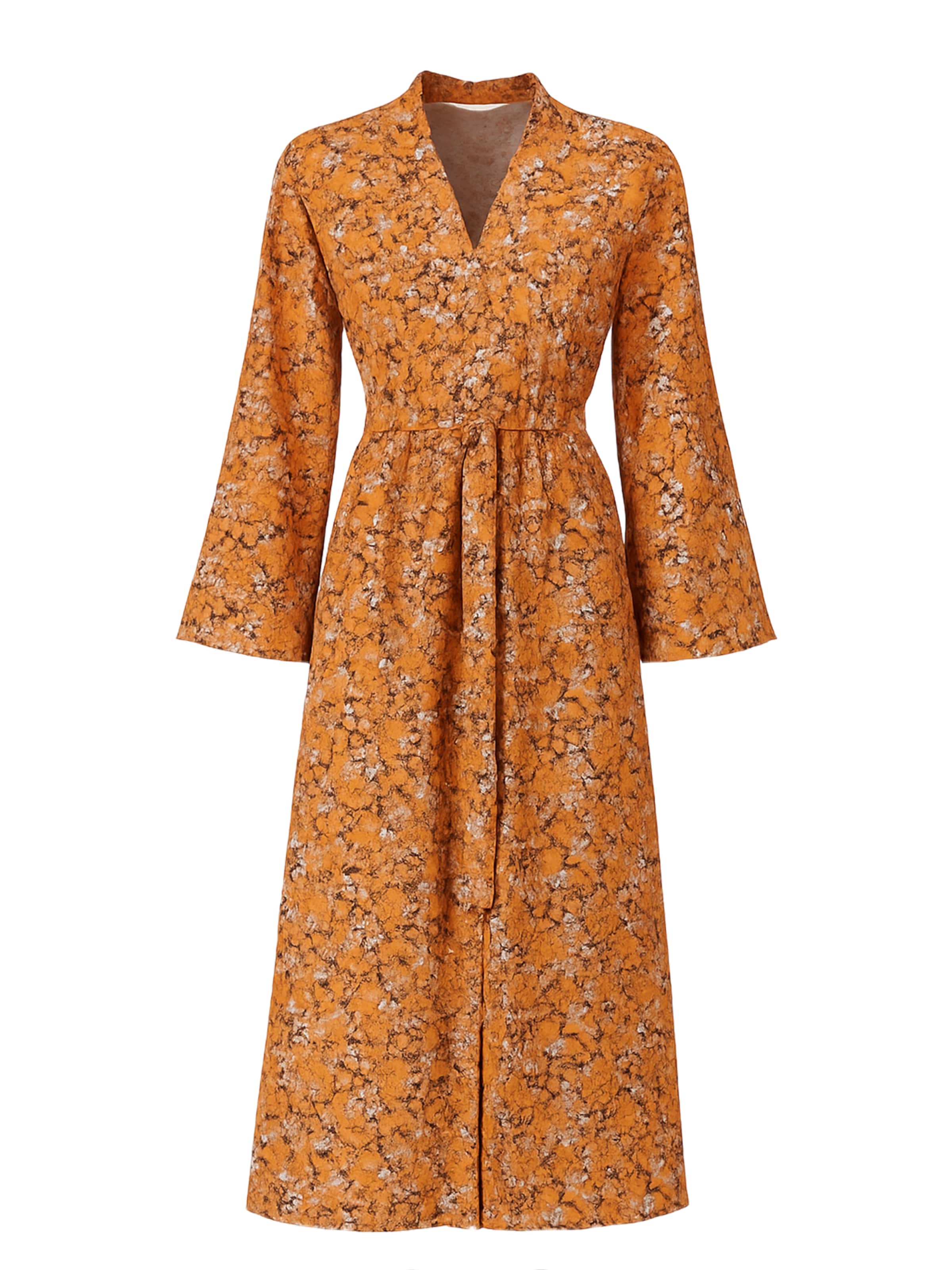Touche Prive Jurk in Oranje: voorkant