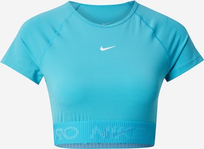 Sportiniai marškinėliai iš NIKE, spalva – vandens spalva / žalsvai mėlyna / balta, Prekių apžvalga