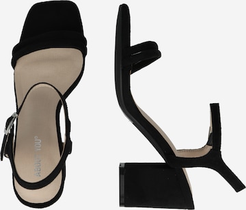 ABOUT YOU Sandaal 'Sienna Heels' in Zwart